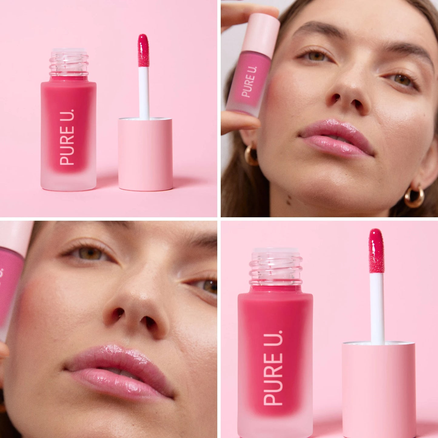 PURE U. Balmy Lip Tint Fruit Crush – tonuotas lūpų balzamas, atspalvis ir rezultatas ant lūpų