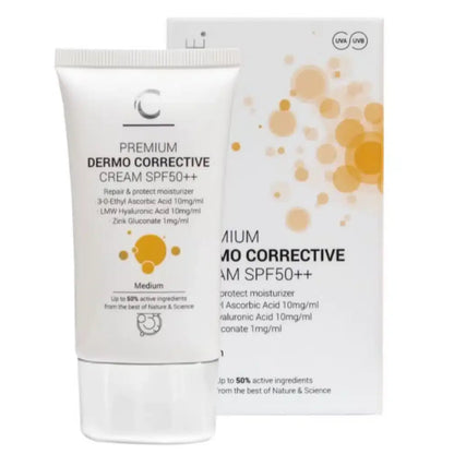     Cliniccare Premium Dermo Corrective Cream SPF50 Medium koreguojantis veido kremas