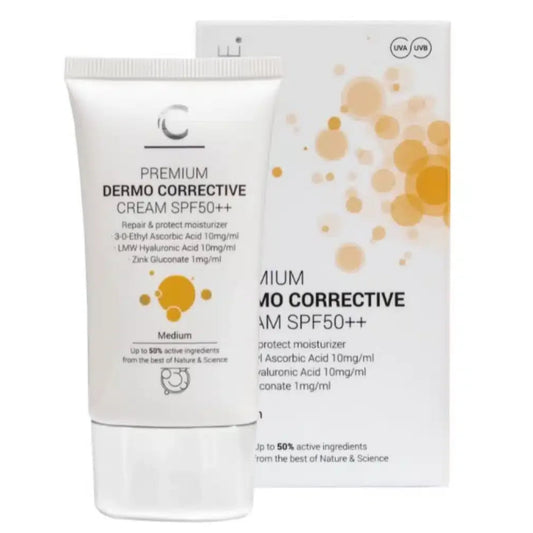     Cliniccare Premium Dermo Corrective Cream SPF50 Medium koreguojantis veido kremas