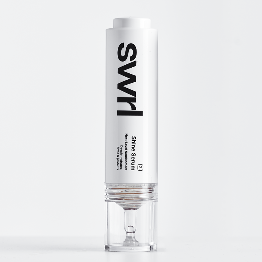 SWRL Shine Serum drėkinamasis veido serumas su sraigių mucinu, 15 ml – produkto pakuotė