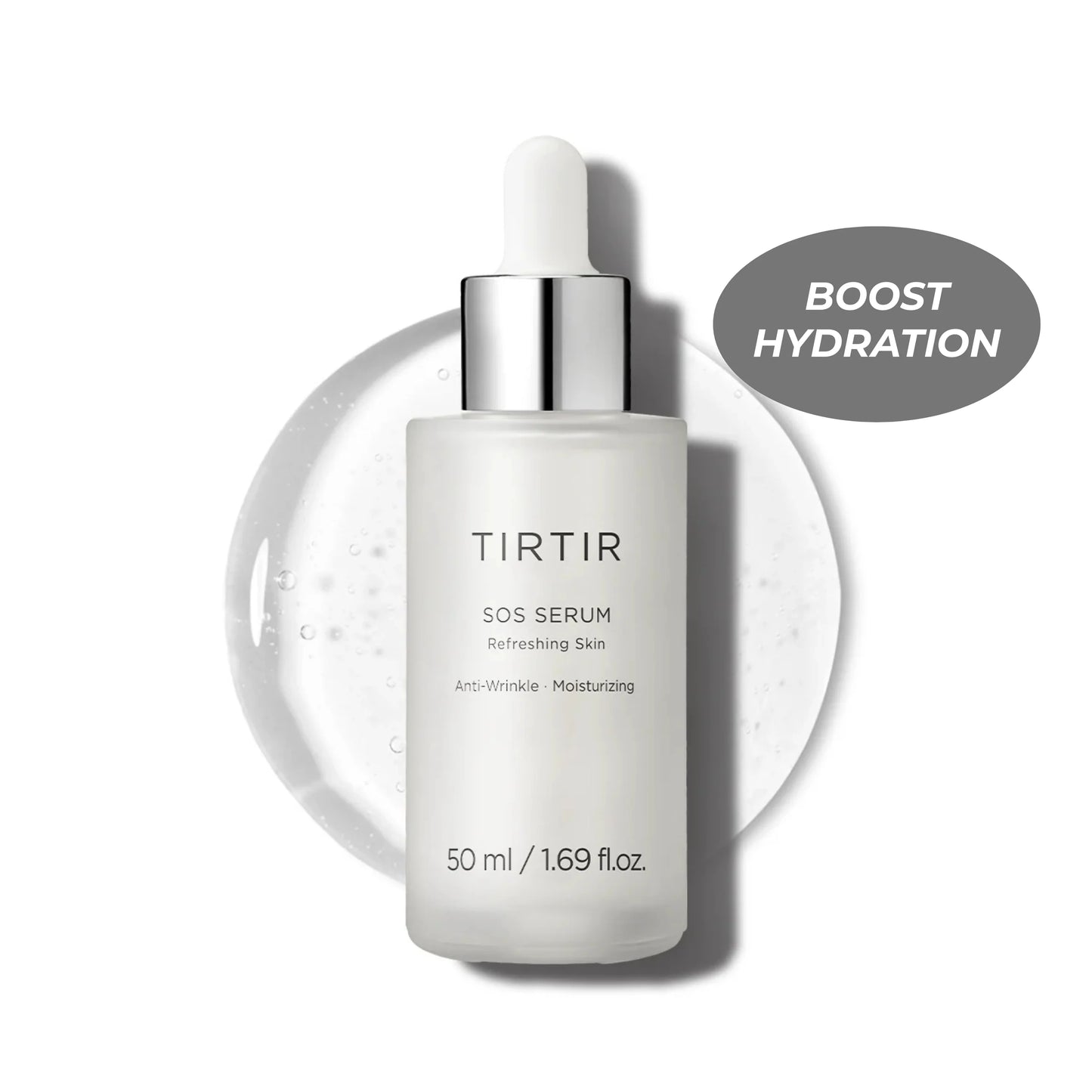 TIRTIR SOS Serum – atkuriamasis veido serumas jautriai ir sudirgusiai odai, 50 ml