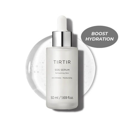TIRTIR SOS Serum – atkuriamasis veido serumas jautriai ir sudirgusiai odai, 50 ml
