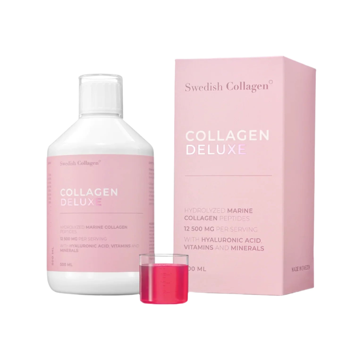 Swedish Collagen Deluxe - geriamas jūrinis kolagenas 500 ml iš Švedijos